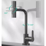 شیر ظرفشویی شاوری چرخشی 4 حالته برند HAISHENG کد کالا HS_362_2