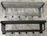 رخت اویز تاشو کروم مات تمام استیل ضد زنگ کد کالا 8086SS